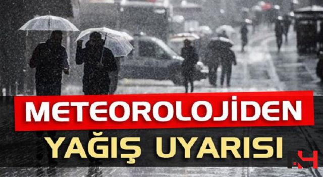 Meteoroloji'den Manisa'ya yağış uyarısı