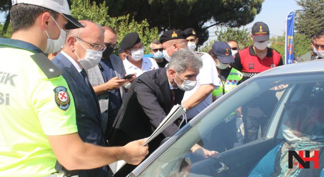 Bakan Yardımcısı İnce Manisa'da trafik denetimine katıldı