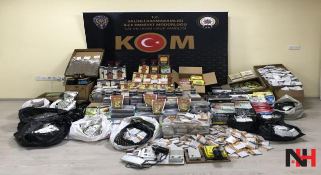 Manisa polisinden makaron operasyonu