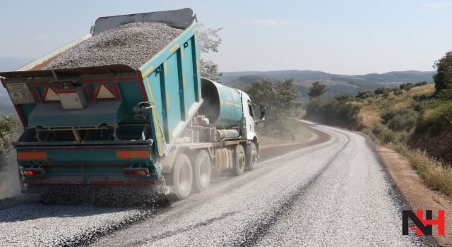 Manisa’da 5 ilçede asfalt çalışması