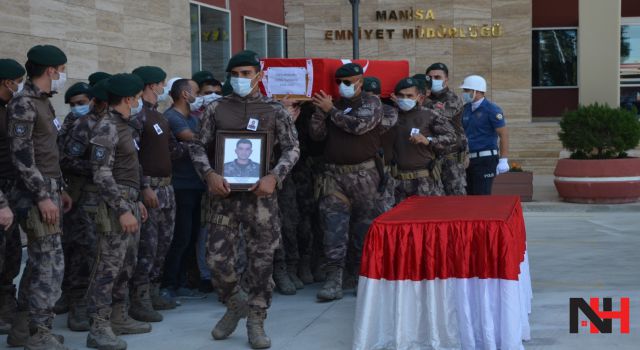 Akhisarlı Özel Harekat Polisi son yolculuğuna uğurlandı