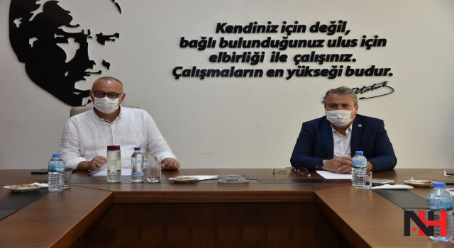 İmar için yine fikir alışverişinde bulundular