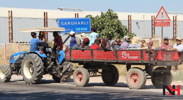 Manisa'da tarım işçilerinin tehlikeli yolculuğu devam ediyor