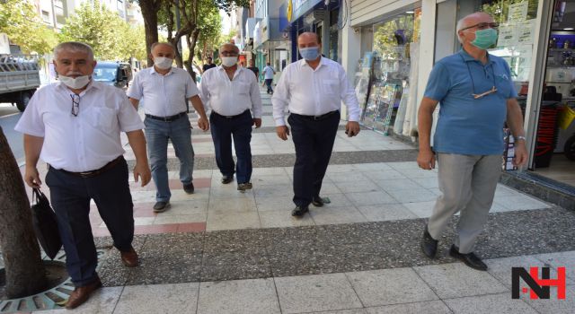 Başkanlar çarşıya çıktı, "El insaf" dedi