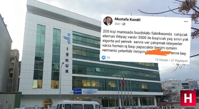 AKP İl Yöneticisinin ismini veren işe alınıyor