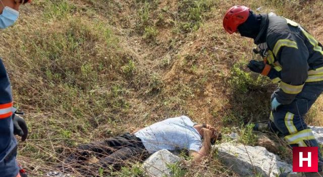 İtfaiye yaralı genci bu şekilde buldu