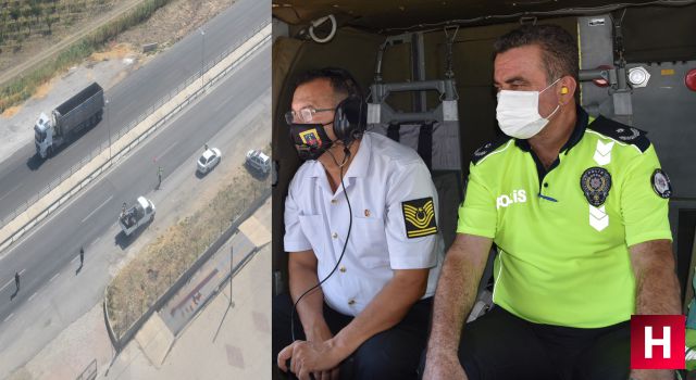 Manisa'da bayram trafiği havadan denetlenecek