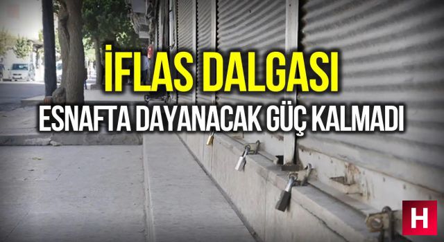 Manisa’da 8 ayda bin 778 esnaf kapısına kilit vurdu