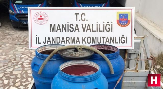 Saruhanlı'da 500 litre ev yapımı şarap ele geçirildi