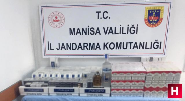 Manisa'da 2 bin paket kaçak sigara yakalandı