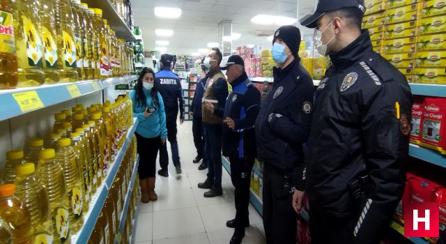 Manisa'da marketlere stok ve fahiş fiyat denetimi