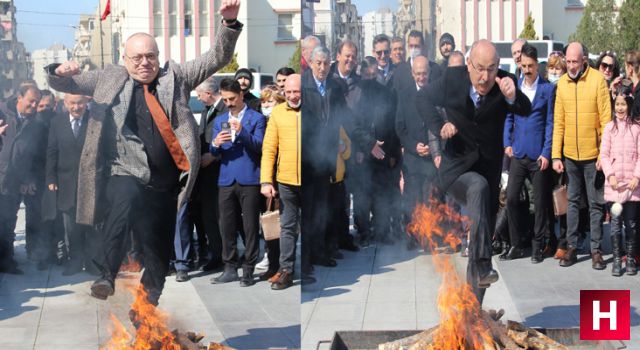 Manisa'da protokolden Nevruz kutlaması