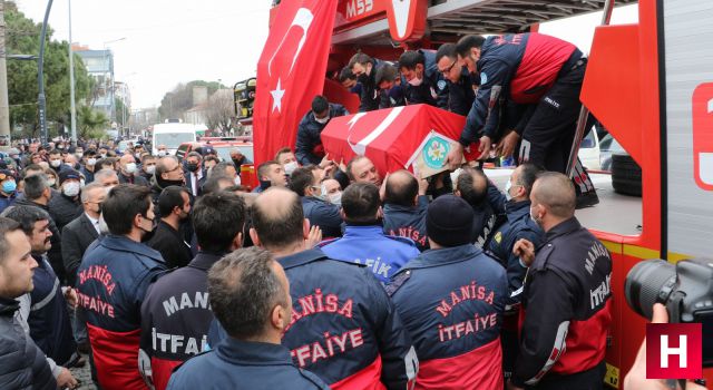 Son yolculuğuna mesai arkadaşları uğurladı