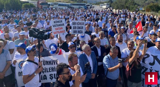 Soma’da özelleştirmeye karşı çıkan madencilerin direnişi sürüyor