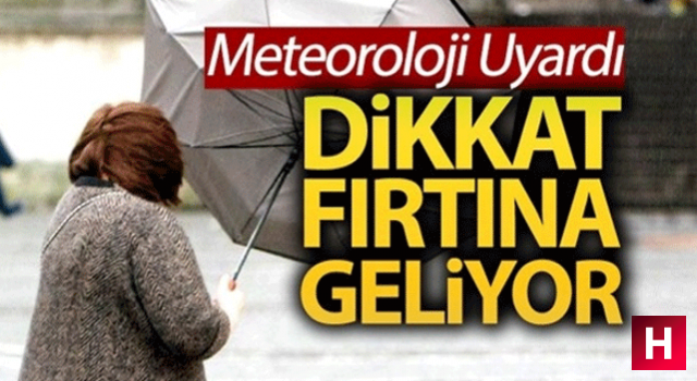 Manisa'ya fırtına uyarısı