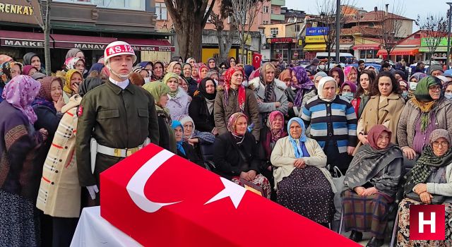 Trafik kazasında yaşamını yitiren subaya acı veda