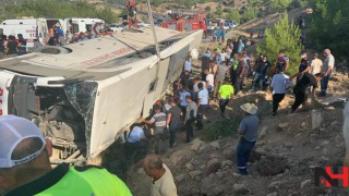 Manisa'dan yola çıkan askeri araç kaza yaptı 5 şehit 27 yaralı