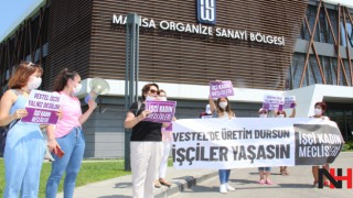 Manisa’da Vestel protestosu