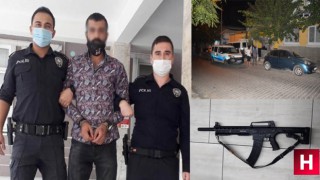 Manisa'da eşiyle tartışıp rastgele ateş açtı, 2'si çocuk 3 kişi yaralandı