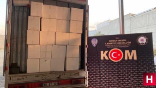 Manisa'da ele geçirildi tam 6 milyon 400 bin paket