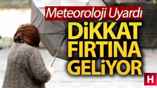 Manisa'ya fırtına uyarısı