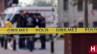 Bıçakla etrafa ve polise saldıran şahıs vurularak etkisiz hale getirildi